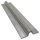 Tolókapu sínpálya, U-profilú, 55x15mm, 6m hosszú, horganyzott acél