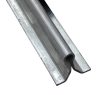 Tolókapu sínpálya, U-profilú, 65x60mm, 6m hosszú, aljzatba betonozható, horganyzott acél