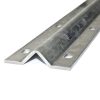 Tolókapu sínpálya, V-profilú, 58x15mm, 6m hosszú, horganyzott acél