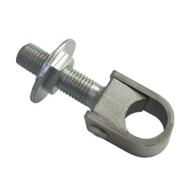   Állítható Kengyeles Zsanér Kör Lappal, M30-as menetű forgáspont, állítható szár hossza 84-138mm, konzol méret Ø65mm