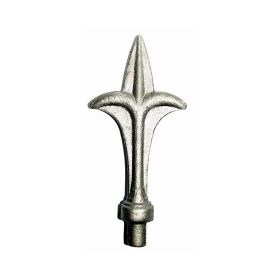   Gépi Megmunkálású Préselt Csúszdísz, Ø16-22mm köracél kerítésre, 185mm magas