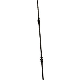  Díszes kovácsoltvas pálca, nagyméretű, 950mm magas korlátelem (12x12mm)