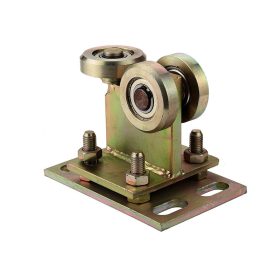   Úszókapu Görgősor Alaplappal, állítható alaplapi rögzítés, 3db görgő, 80x80mm kapusínhez