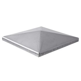   Oszlopzáró Kupak, Piramis alakú végzáró/oszlopsapka, 100x100mm zárt szelvény, oszlopelem takarásához