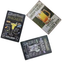 Vintage Dekor Fémtáblák